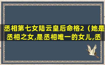 丞相第七女陆云皇后命格2（她是丞相之女,是丞相唯一的女儿,丞相对她宠爱有加）