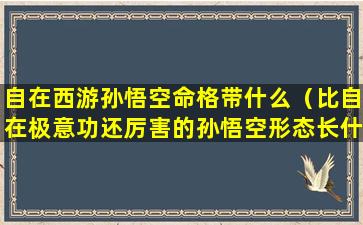 自在西游孙悟空命格带什么（比自在极意功还厉害的孙悟空形态长什么样）