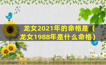 龙女2021年的命格是（龙女1988年是什么命格）